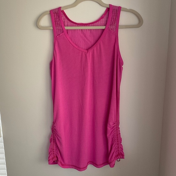 lululemon athletica Tops - Lululemon Run Tie and Fly Tank Size Med/ Large in Pink